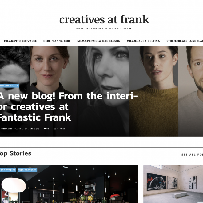 Interior creatives in Milano, Berlin, Palma and Stockholm share their minds in this new blog format.